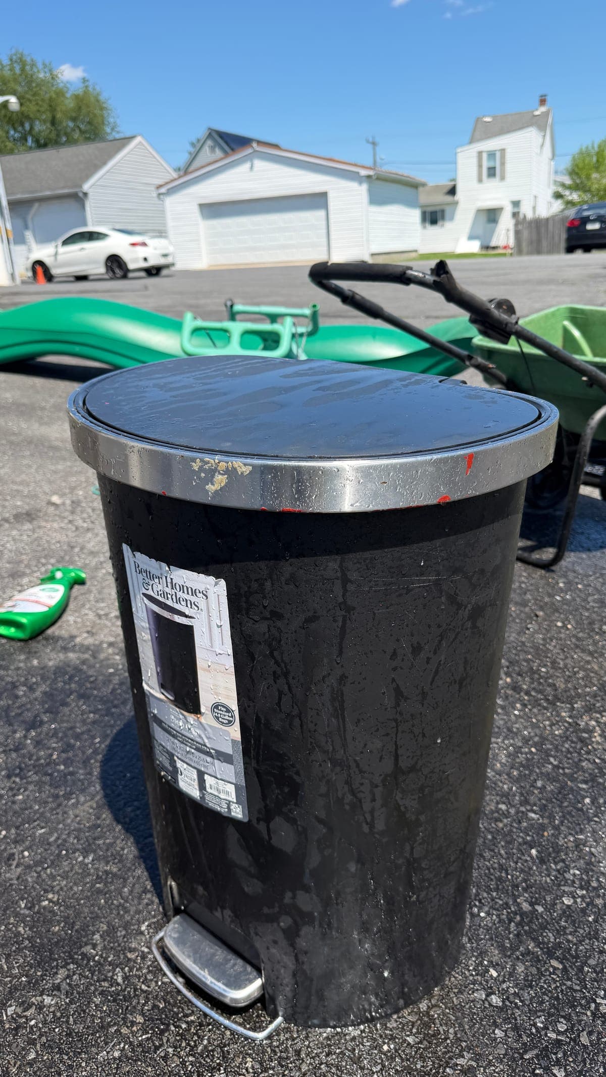Monthly bin cleaning and pickup service